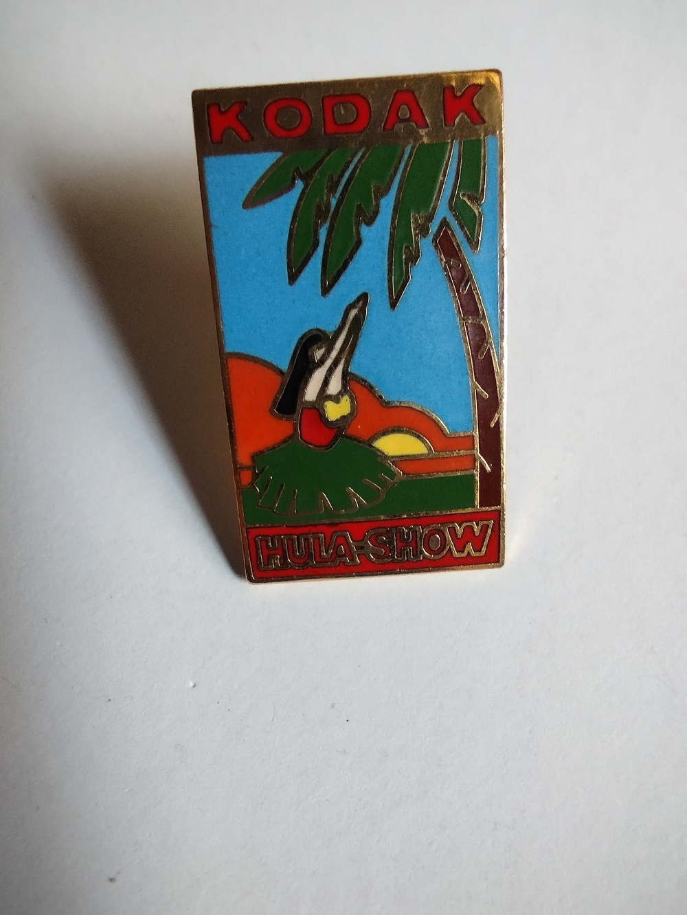 Kodak Hula Show Vintage Enamel Pin From 1988